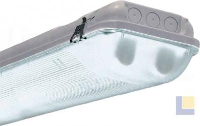 Feuchtraumgehäuse für LED-T8-Tubes