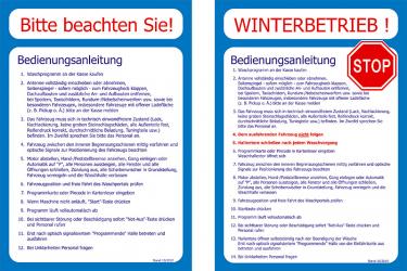 Schilder & Folien (Portalanlagen)