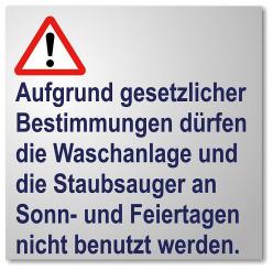 Gesetzliche Bestimmungen Schild