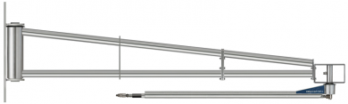 easywash365+ Wandschwenkausleger 2.000 + 1.600 mm