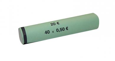 50 Cent Hülsen / Inhalt 40 Münzen (1.700 St.) 