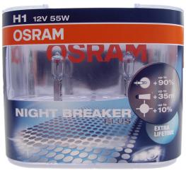 OSRAM Night Breaker Plus H 1 (Duo-Box) 