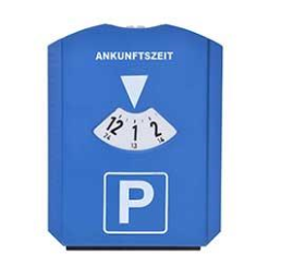 10 Eisschaber mit Parkscheibe 