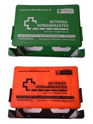 Betriebs-Verbandkasten mit Wandhalterung 
