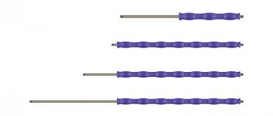 easywash365+ Strahlrohre, blaue Isolierung 1.200 mm, Isol. 700 mm, 15° abgewinkelt