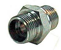 Ermetoverschraubung, Edelstahl 1.4571 AG 1 = M14x1,5|AG 2 = 3/8"