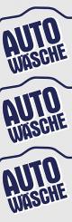 Fahne "Autowäsche" (3 Motive) 