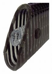 Flex-Fugendüse mit integrierter Drehmuffe (NW 50) und Innenflexschlauch genieteter Schlauch