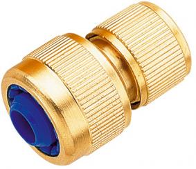 Schlauchkupplung "Garden" mit Spannschraube, Messing 12-15 mm (1/2")