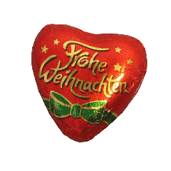 600 Herzen "Frohe Weihnachten"á 9 g 