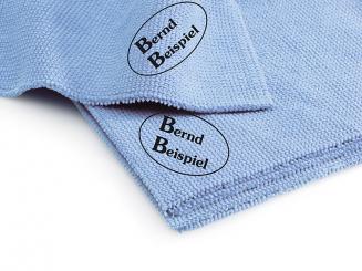 Mikrofaser "Autopflegetuch randlos" mit Ihrem Firmenaufdruck 