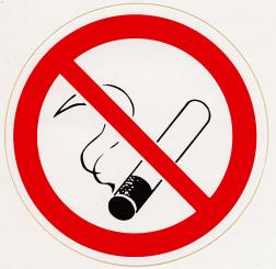 Rauchverbot 10 cm