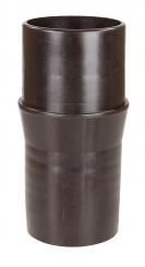 Schlauchmuffe DN 38, PVC schwarz 