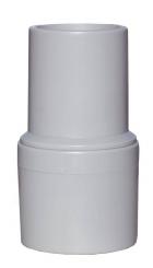 Schlauchmuffe, drehbar, DN 38, Gummi grau 1 Stück