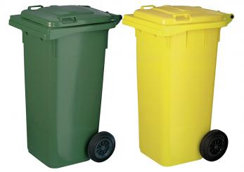 Kunststoff-Müllgroßbehälter, 120 l 