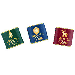 1200 Täfelchen "Frohe Weihnachten" (5 g) 