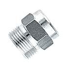 Verschraubung, Stahl verzinkt, Eingang: 1/4"-IG 