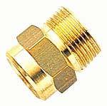 Verschraubungen, Messing, Eingang: 1/4"-IG M22x1,5-AG