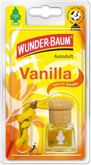4 Wunderbaum Auto-Duftflakons "Vanilla" 