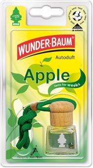 4 Wunderbaum Auto-Duftflakons "Apple" 