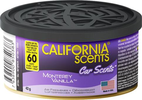 4 California Car Scents "Monterey Vanilla"" 