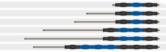 Strahlrohre "easyturn ST-9.4" mit drehbarer Isolierung, Farbe schwarz/blau 