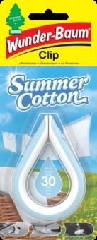 4 Wunderbaum Clip "Summer Cotton" 