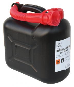 Kraftstoff-Kanister, 10 l, schwarz 