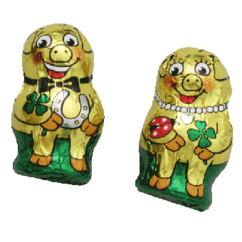 1200 St. "Mini-Glücksschwein" (6,25 g) 