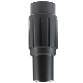 Schlauchmuffe, drehbar, DN 38, Kunststoff schwarz 