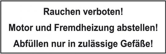 Rauchen verboten! 